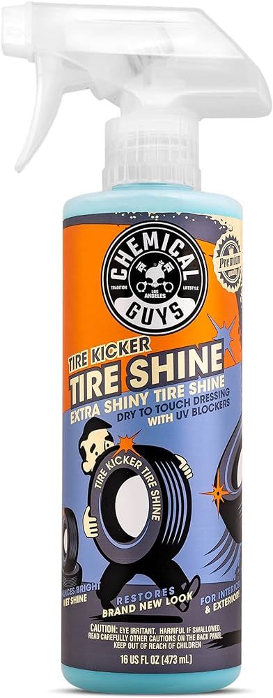 Chemical Guys TVD11316 Tire Kicker Sprayable Extra Glossy Tire Shine (Works on Rubber, Vinyl & Pl... | Amazon (US)