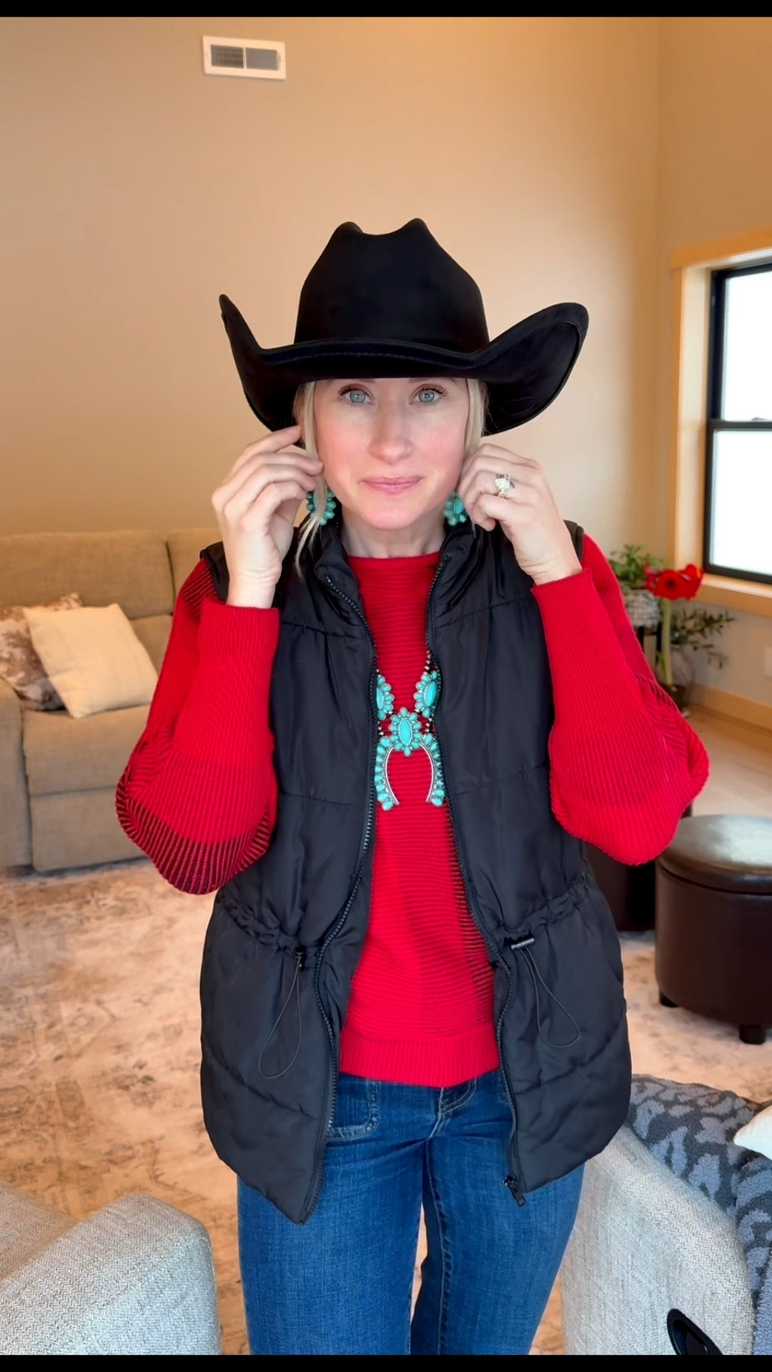 Throwback to one of my favorite classy cowgirl looks. So easy, so effortless 🤠 date night, girls night, county fair rodeo…perfect for any of them.

#LTKSeasonal #LTKOver40 #LTKootd
