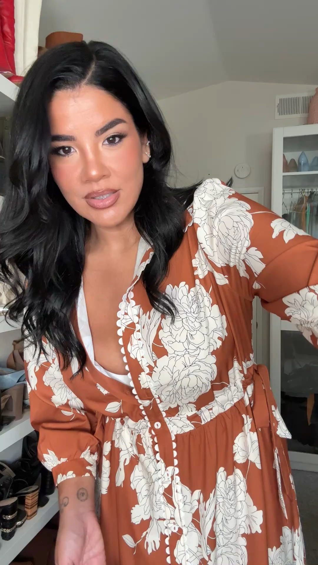 Effortless end of summer vibes with this beautiful button down maxi dress! 
I’m wearing an XL
5’9”•190lb•L/XL•36DD

#LTKootd #LTKmomlife #LTKOver40