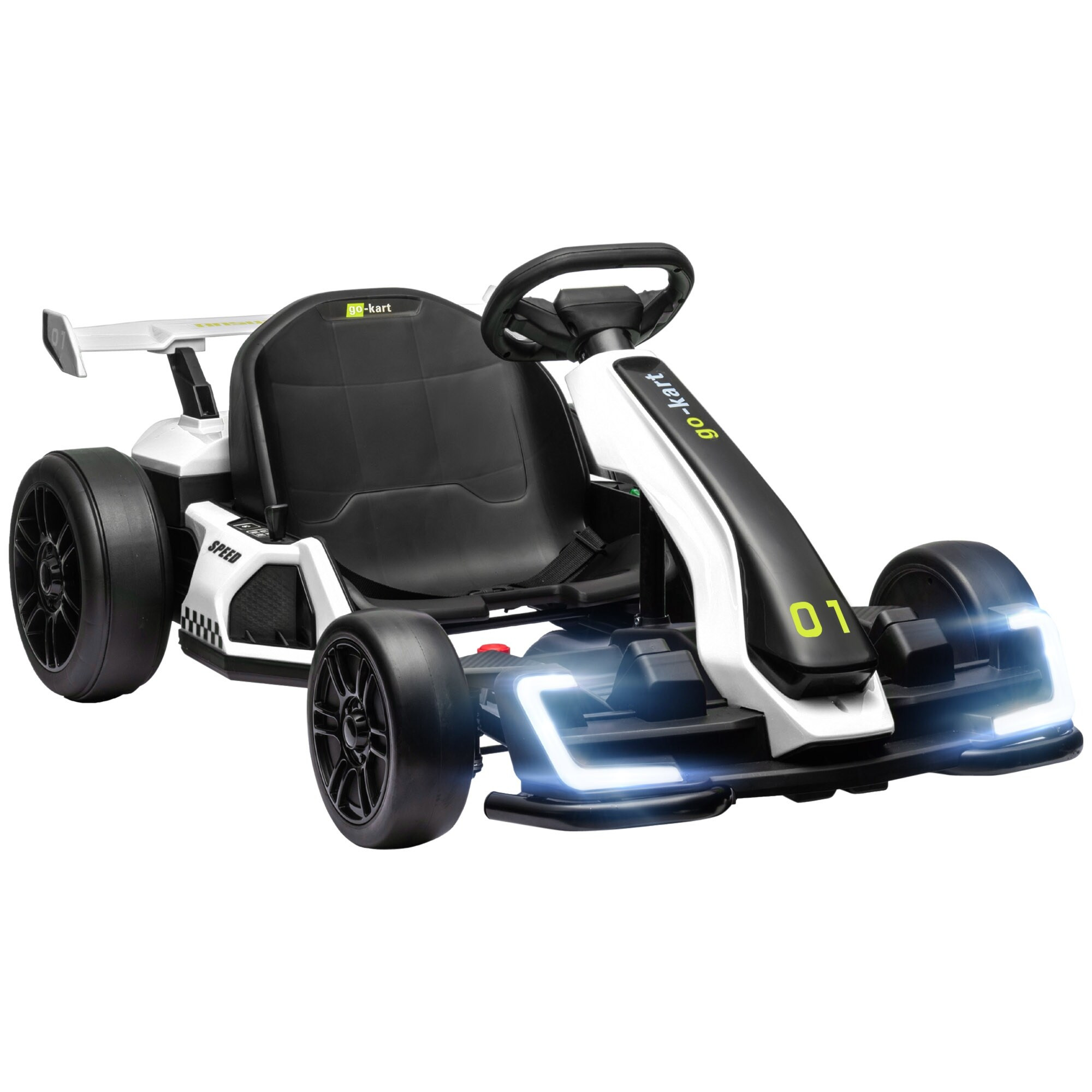 Go Kart Electric Drift Kart Car with Adjustable Seat, 24V Outdoor Ride on Toy | Bed Bath & Beyond