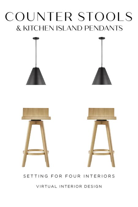 Swivel kitchen counter stools and island pendants that coordinate! These stools swivel and are so budget friendly!

Organic modern, transitional, farmhouse, black, wood, neutral, Walmart  home

#LTKFind #LTKhome #LTKstyletip