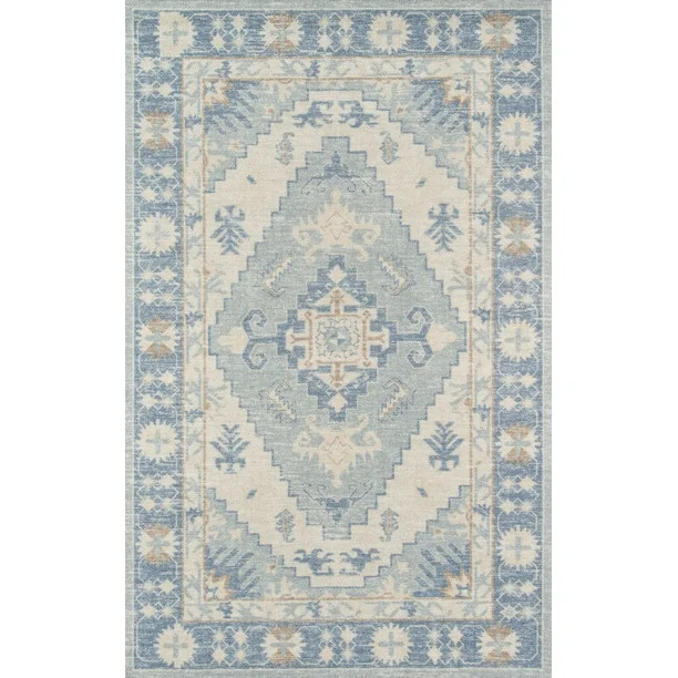 Momeni Anatolia Oriental Traditional Area Rugs, Blue - Walmart.com | Walmart (US)