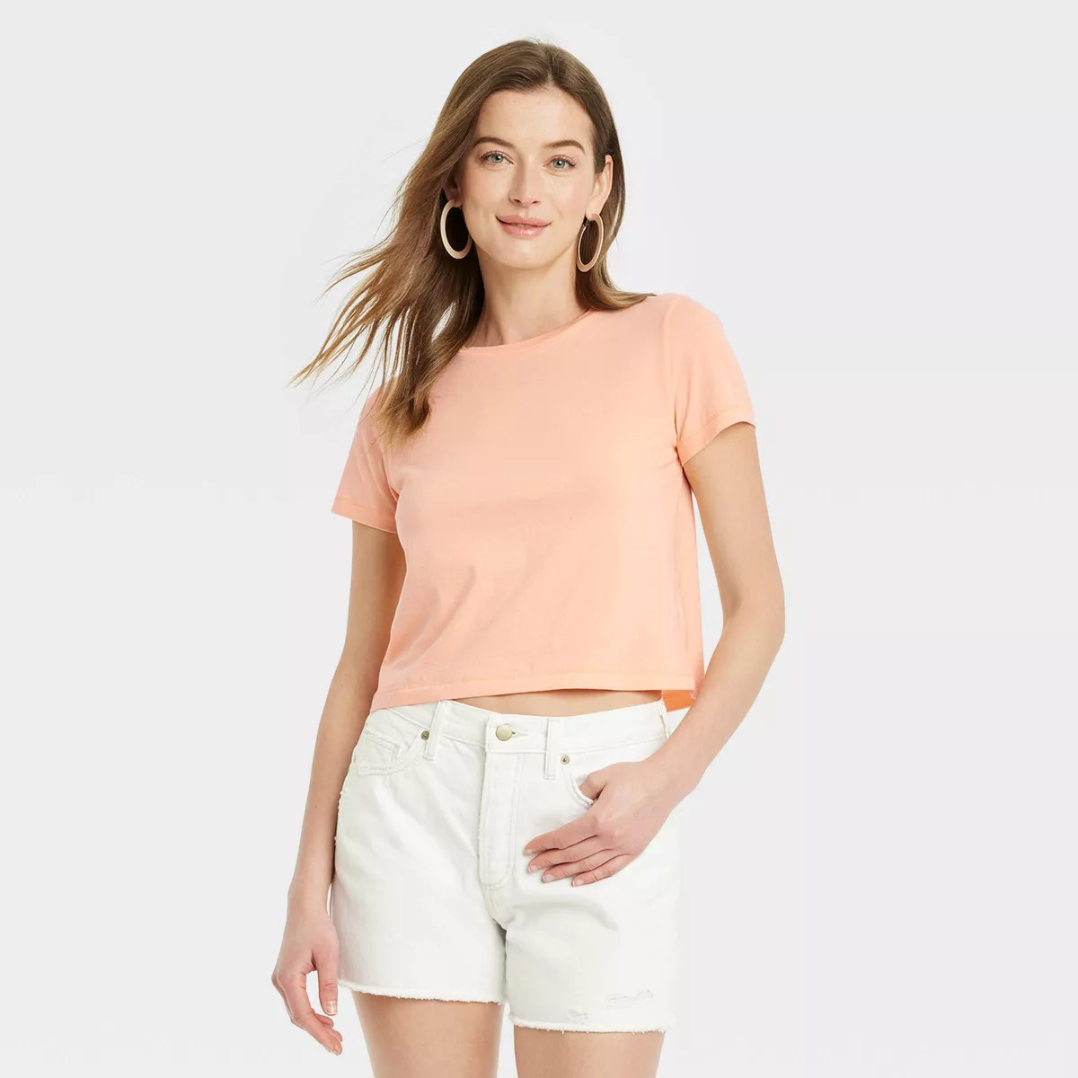 Women's Shrunken Short Sleeve T-Shirt - Universal Thread™ | Target