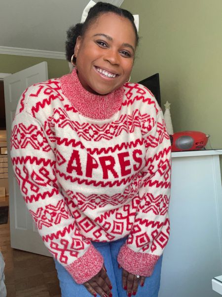 Apres ski sweater, winter sweater

#LTKstyletip #LTKSeasonal #LTKmidsize