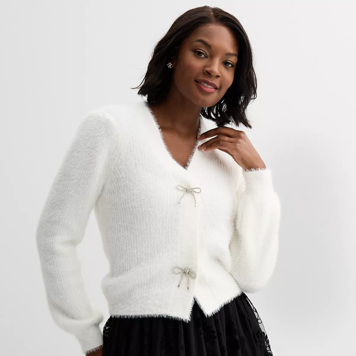 Women's Draper James Bow Cardigan | Kohl's