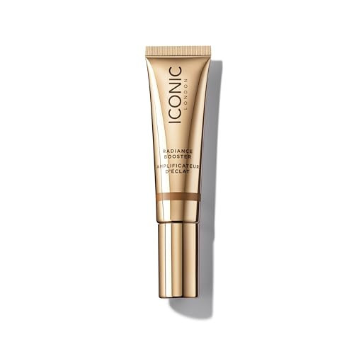 ICONIC LONDON Radiance Booster | Liquid Radiance Lightweight Skin Tint for a Glowy Makeup Look, Cruelty Free, Vegan Makeup (Toffee Glow) 1.01 Fl oz | Amazon (US)