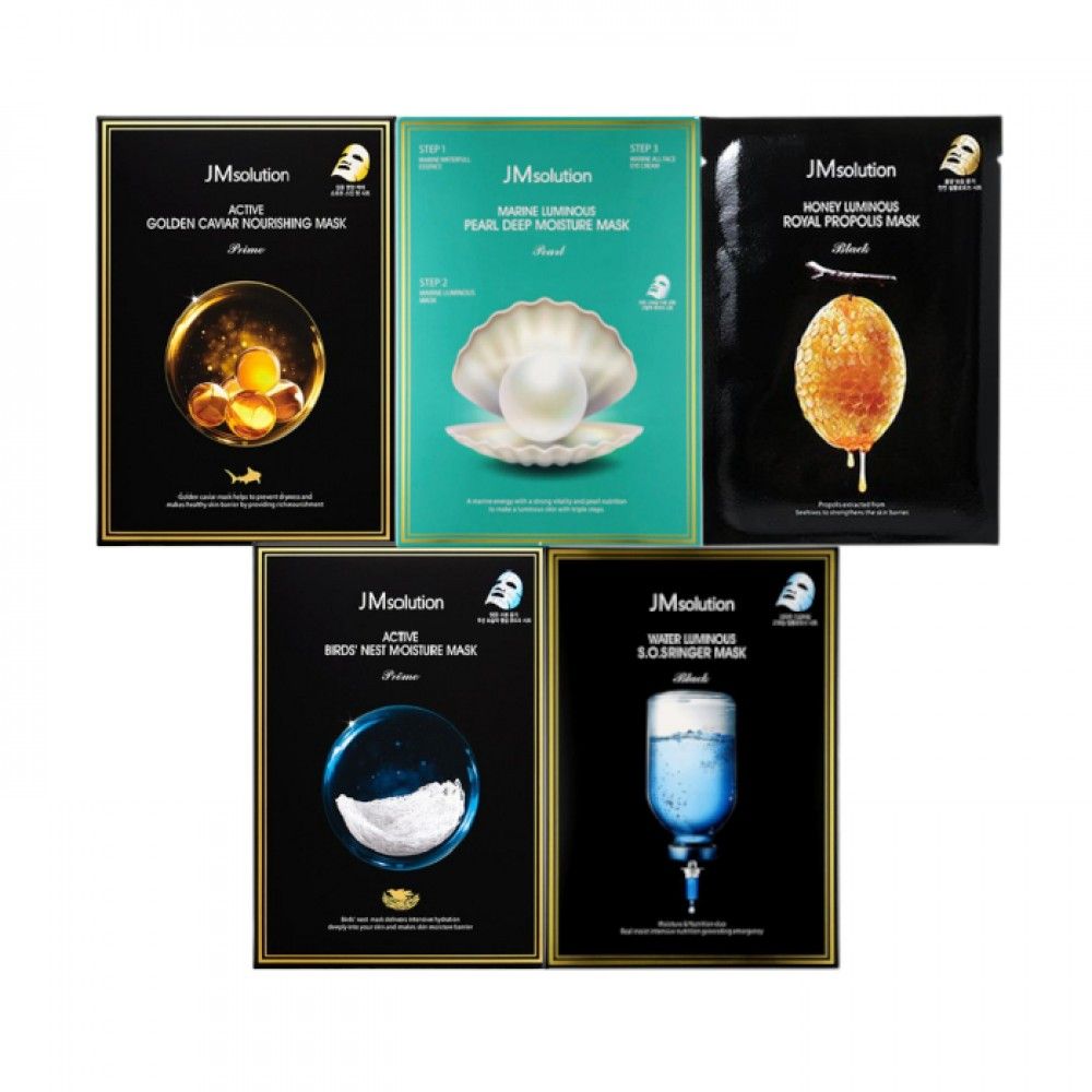 JMsolution Top 5 Best Seller Mask Set (10pcs ea) (New) | STYLEVANA