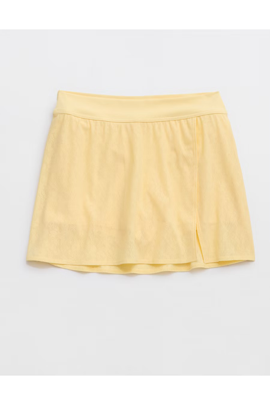 OFFLINE By Aerie Real Me XTRA Lace Mini Skort Women's Yellow Notes M | Aerie