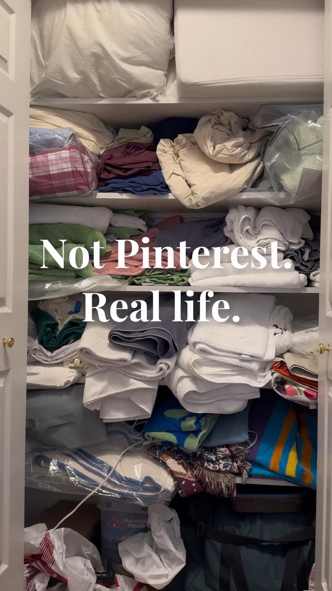 This linen closet had gotten completely out of control. 
I stopped chasing perfect and focused on making it easier to find what we need—and easier to put things away so it actually stays manageable.

Linked the storage bags and a few other closet organization favorites.
 
🏠 I share real-life decor, home finds, and organization for spaces that are pretty, not perfect. 💫

#LTKHome