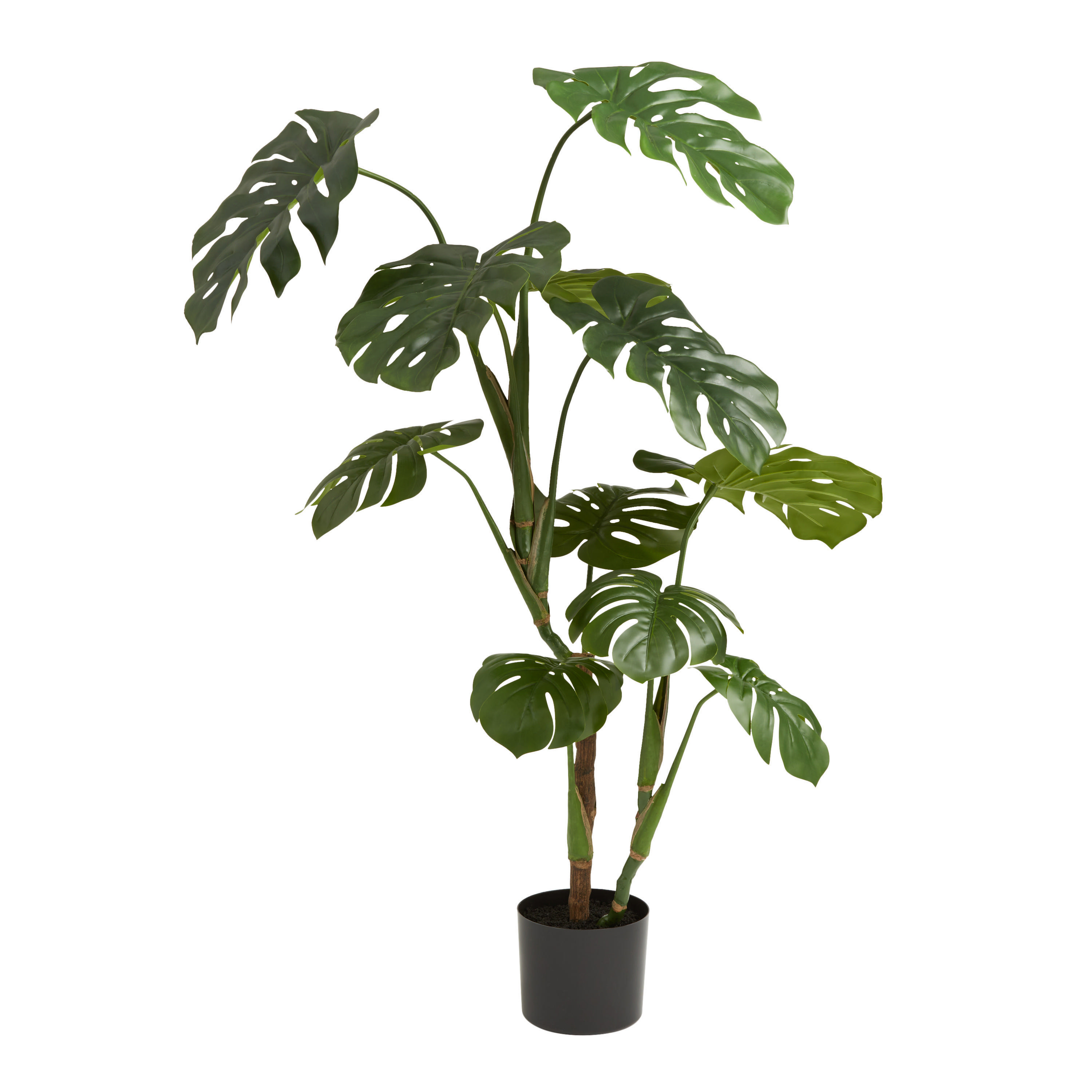 Large Faux Monstera Plant | World Market