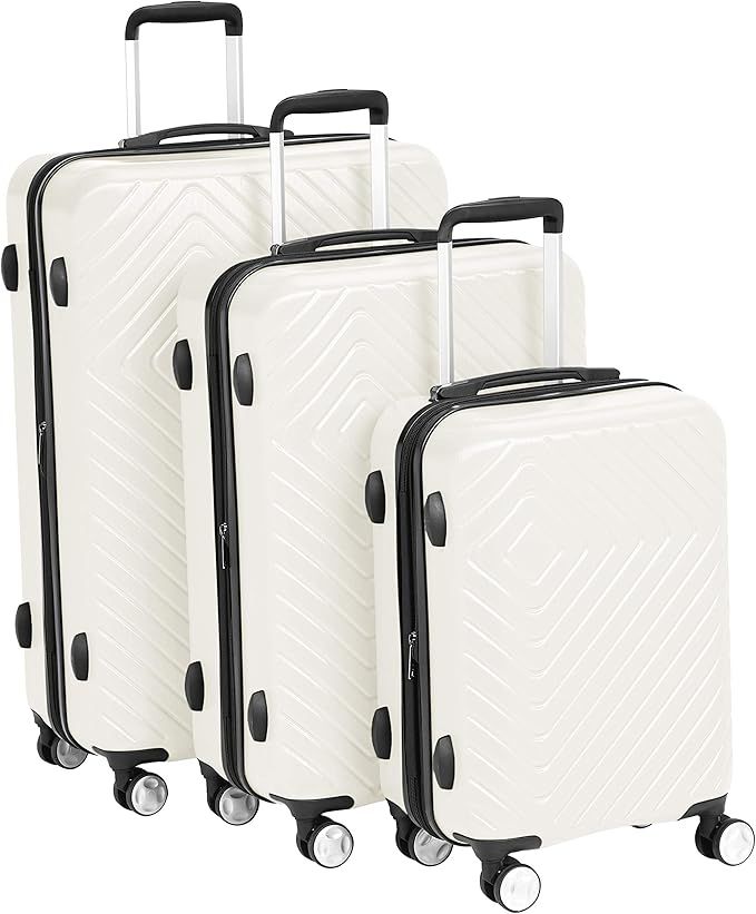 AmazonBasics Geometric Luggage Expandable Suitcase Spinner with Built-In TSA Lock | Amazon (US)