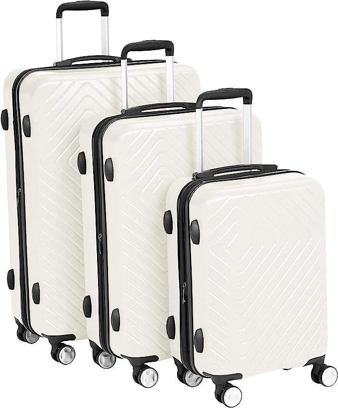 AmazonBasics Geometric Luggage Expandable Suitcase Spinner with Built-In TSA Lock | Amazon (US)