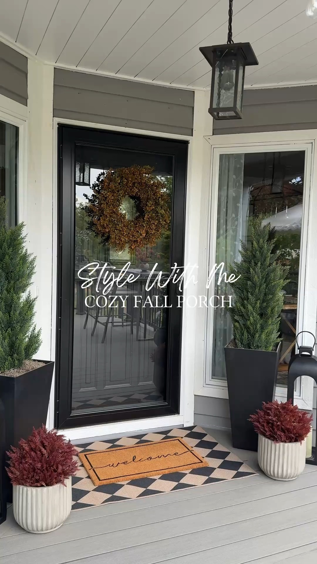 Style With Me | Cozy Fall Porch 🍂

Come style my front porch with me for fall! I kept things warm, cozy, and welcoming with layered rugs, rich autumn tones, seasonal stems, and simple touches that make the whole entry feel ready for the season. Sometimes it’s those easy little updates that completely transform a space.

#fallporch #frontporchdecor #falldecor #fallhome

#LTKSeasonal #LTKHome #LTKSaleAlert