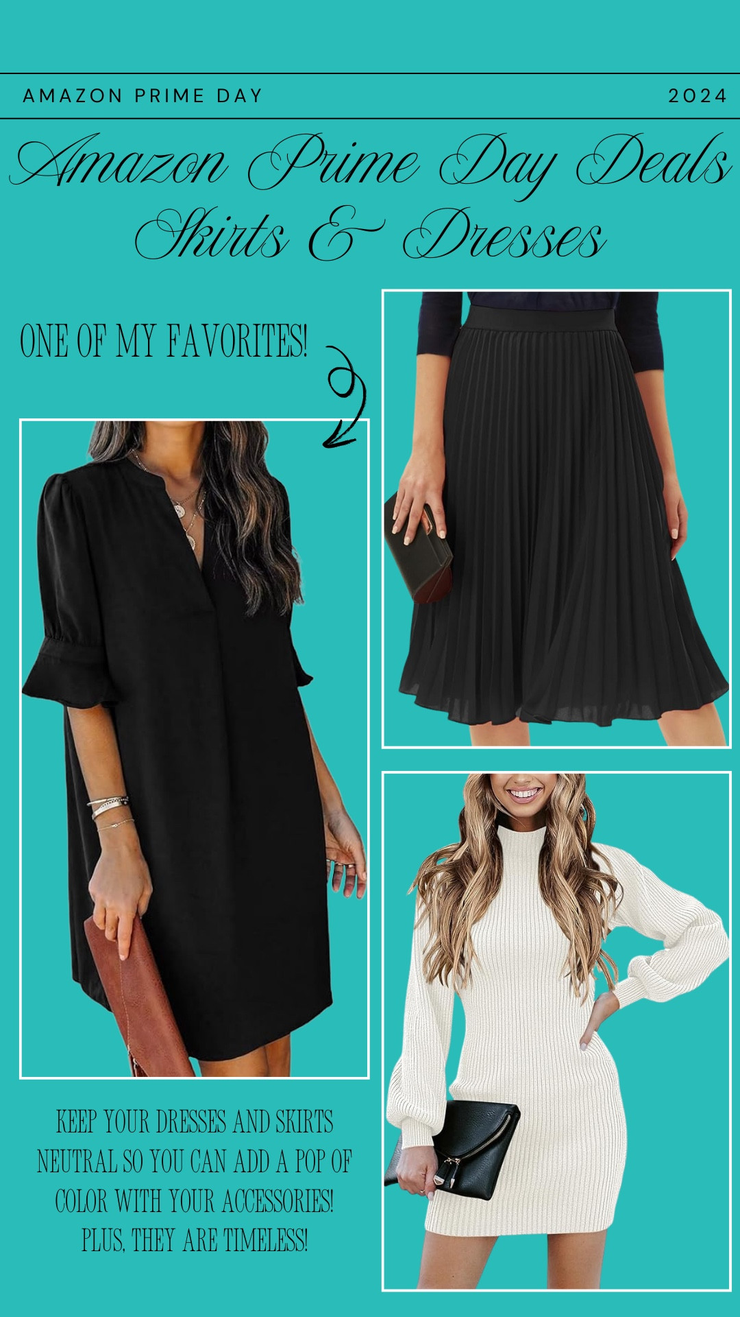 Nothing like a good neutral in a dress or skirt to keep it classy and timeless! 

Fit4Janine, Amazon, Prime Day

#LTKStyleTip #LTKxPrimeDay #LTKSeasonal