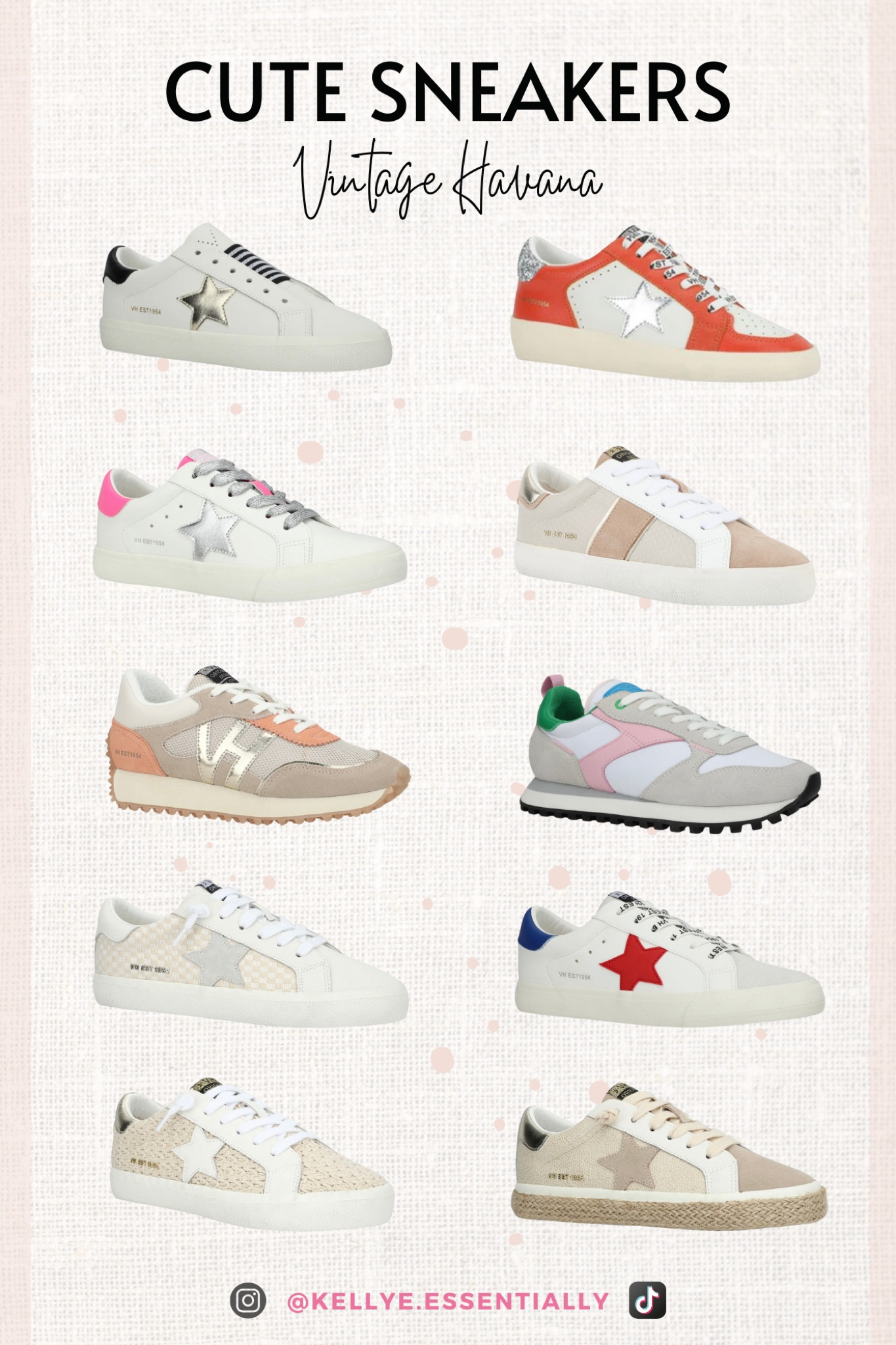 Cute sneakers, fashion sneakers, tennis shoes, Vintage Havana

#LTKSeasonal #LTKStyleTip #LTKShoeCrush