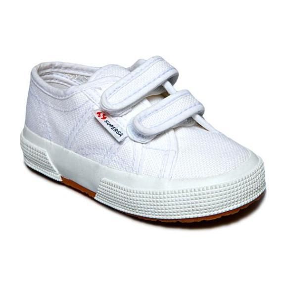 Classic Canvas Velcro, White | Maisonette