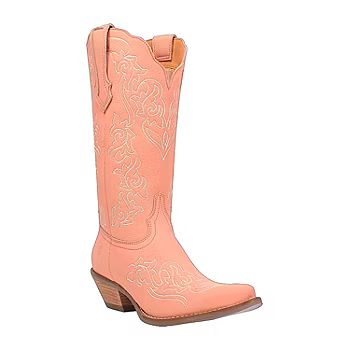 Dingo Womens Flirty N' Fun Stacked Heel Cowboy Boots | JCPenney