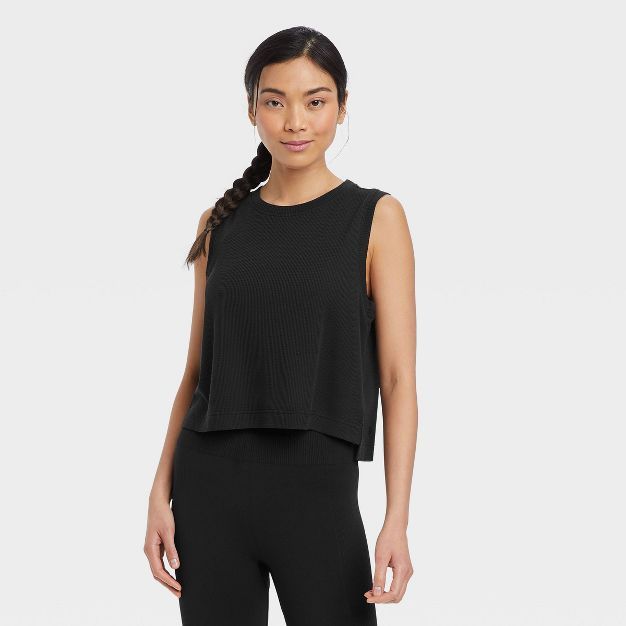 Women's Active Cropped Tank Top - All in Motion™ | Target
