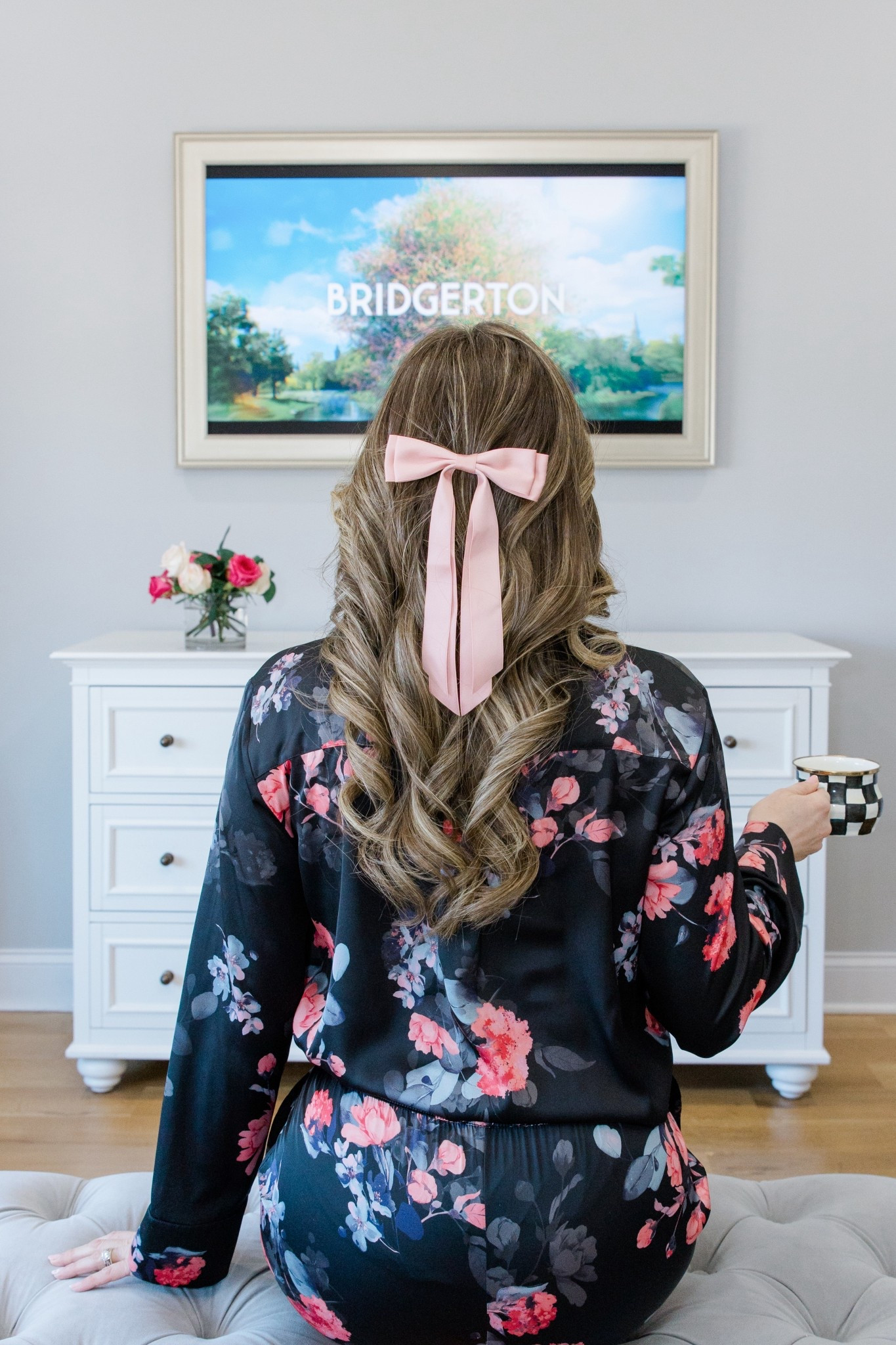 Ready for all the Bridgerton tea in this soft floral satin pajama set. Size XS  

#LTKPetite #LTKdayinmylife #LTKOver40