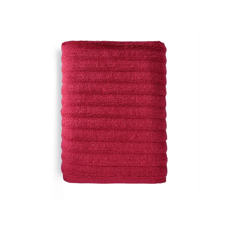 Mainstays Performance Textured Hand Towel, 26" x 16", Red Sedona - Walmart.com | Walmart (US)
