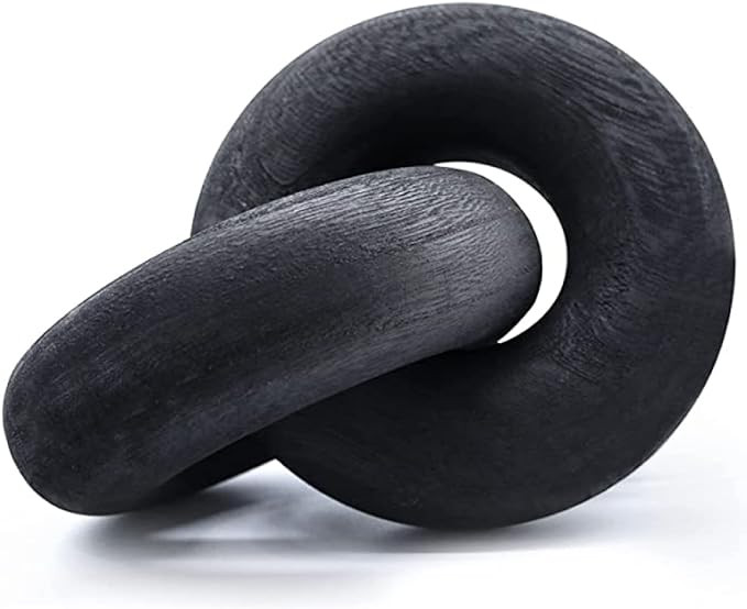 Rool Home Decor Living Room Decor Wood Knot, Desk Fireplace Shelf Decor, Black Home Decorations f... | Amazon (US)