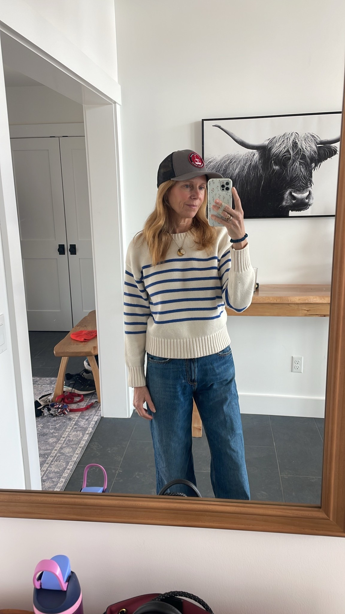 Fav cotton striped sweater with Zara jeans  

#LTKStyleTip #LTKSeasonal #LTKActive