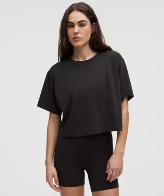 All Yours Organic Cotton Cropped T-Shirt | lululemon (AU)