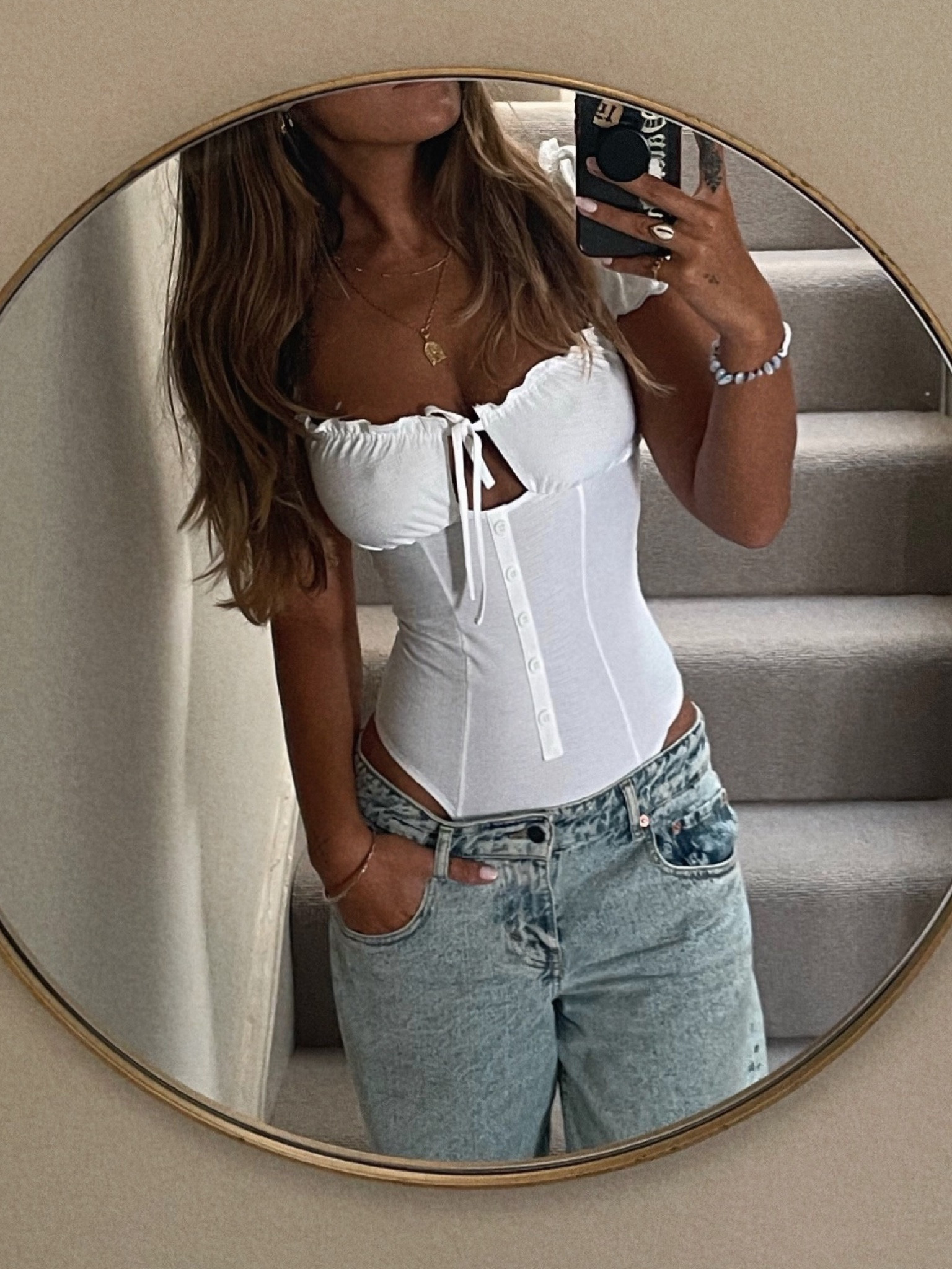 ASOS Milkmaid Bodysuit 