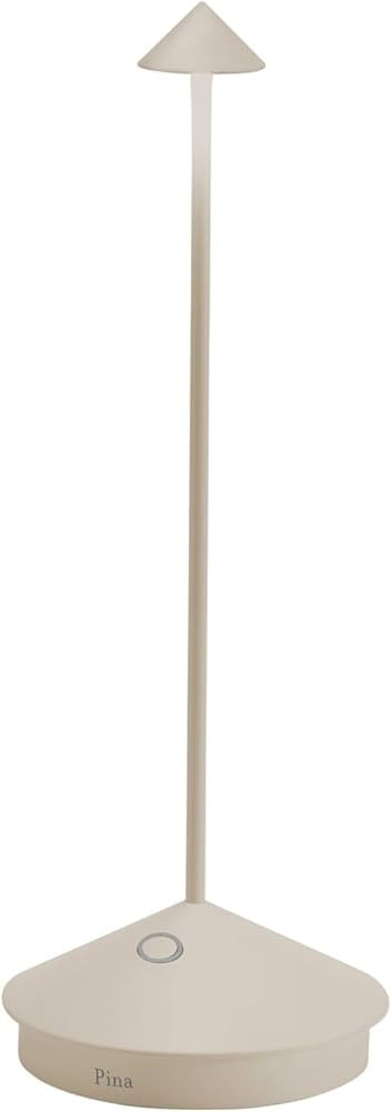 Zafferano, Pina Pro Lamp, Rechargeable Cordless Table Lamp with Touch Controls, Suitable for Indo... | Amazon (US)