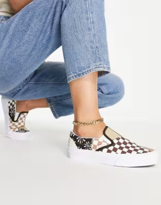 Vans UA Classic Slip-On Patchwork Divine sneakers in multi | ASOS (Global)