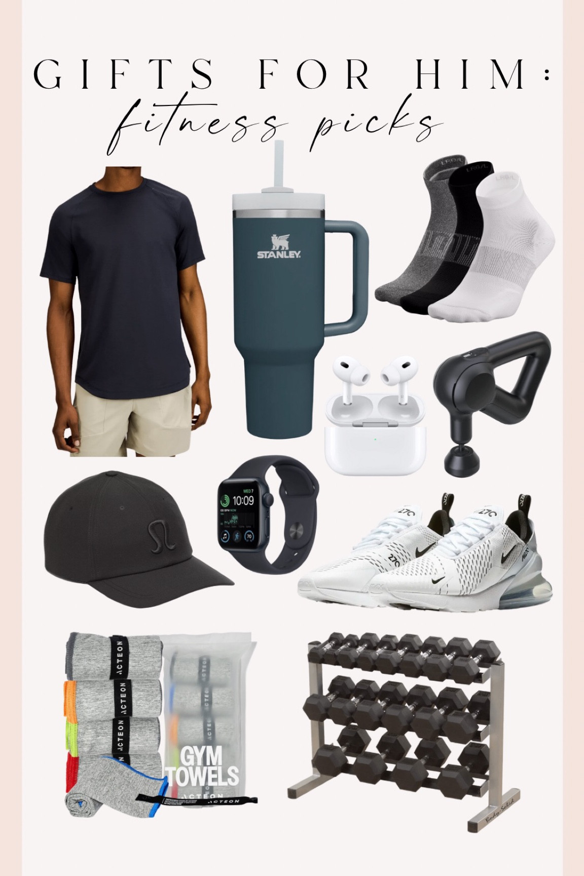 Fitness gifts for him! 

#LTKfit #LTKmens #LTKGiftGuide