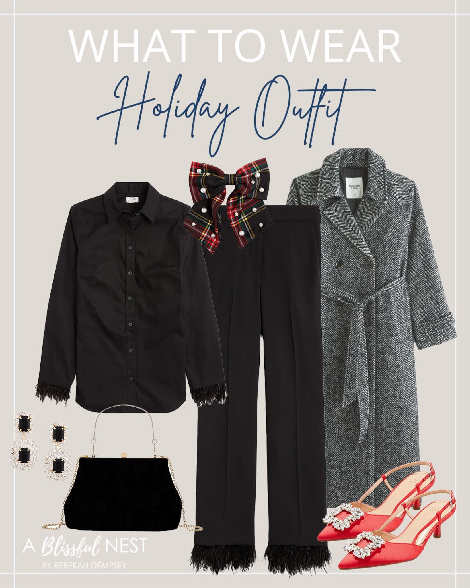 The most chic, classic holiday outfit idea! 

#holidaystyle

Holiday style. Christmas outfit idea. Christmas style. Target fashion. Target holiday heels. Plaid Christmas hair bow. Amazon holiday handbag  


#LTKOver40 #LTKStyleTip #LTKHoliday