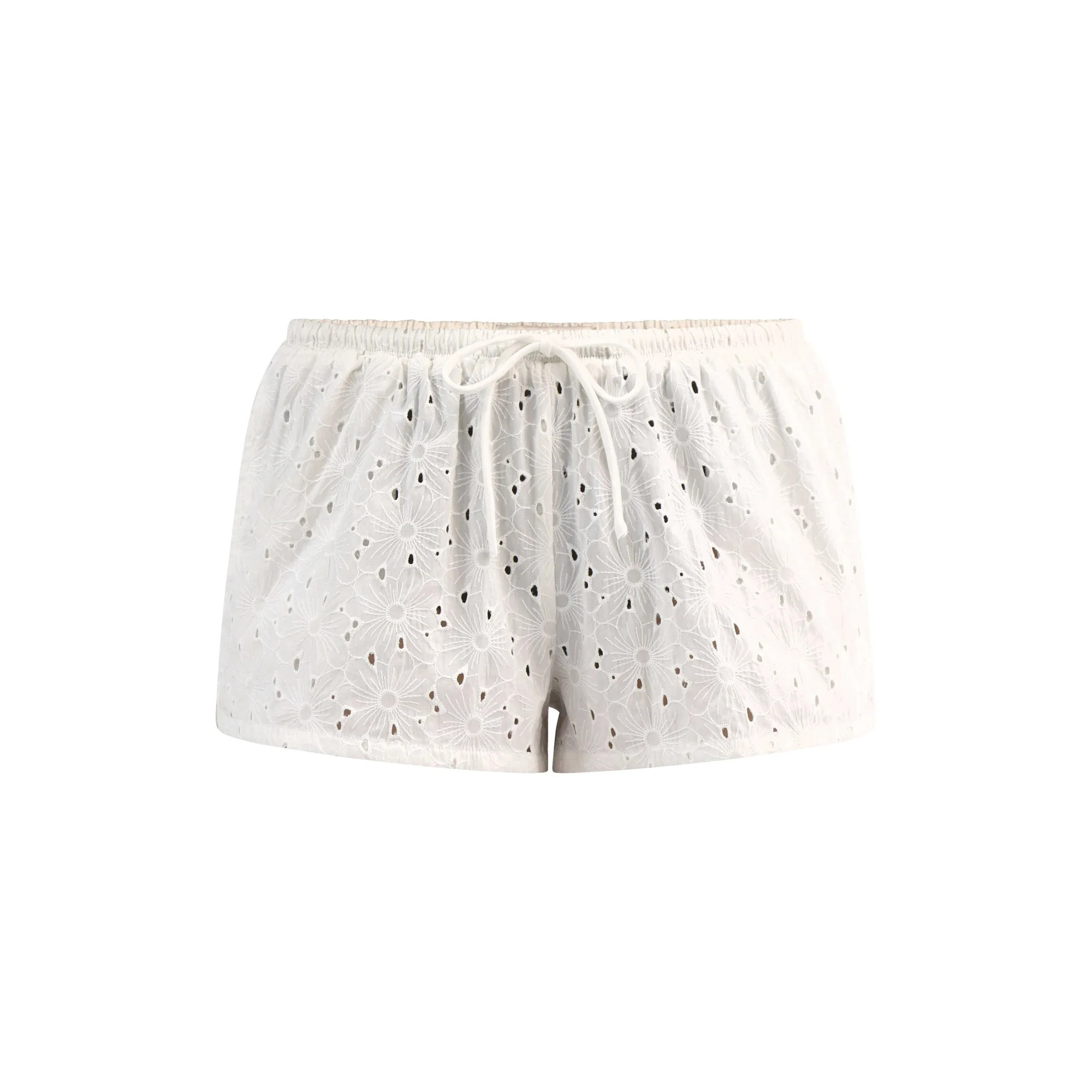 Free Assembly Women's Cotton Eyelet Coverup Shorts, Sizes XXS-XXL | Walmart (US)