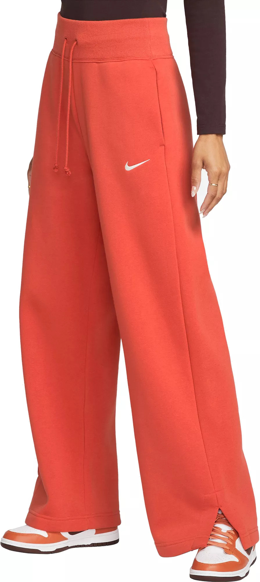 Nike Women's Sportswear Phoenix Fleece Pants, Large, Mantra Orange | Dick's Sporting Goods