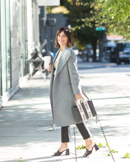 Fall outfit idea from my most recent capsule wardrobe! A wool coat is totally worth the investment as you’ll wear it for years to come! 

#LTKover40 #LTKitbag #LTKshoecrush
