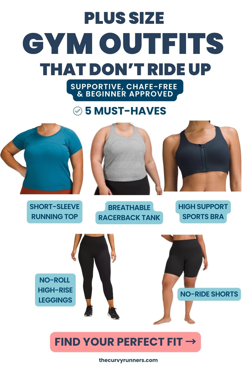 Upgrade your workout wardrobe with these plus size gym must-haves that actually fit and flatter. Featuring no-roll leggings, chafe-free shorts, and supportive sports bras, these pieces are perfect for comfortable, confident movement. Ideal for gym sessions, walking, or home workouts. Build your go-to activewear lineup!

#LTKfitness #LTKplussize