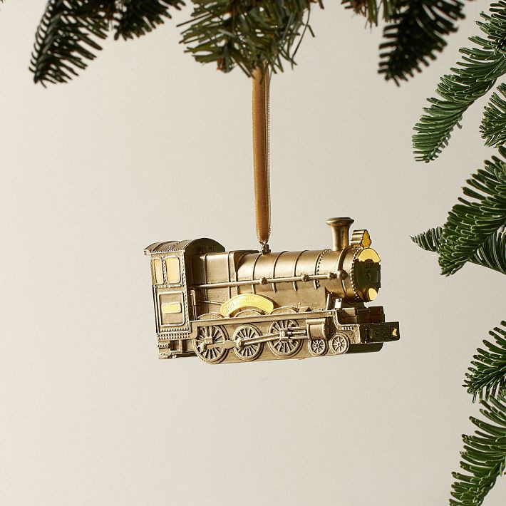 Harry Potter™ Light-Up Hogwarts™ Express Train Ornament | Pottery Barn Teen