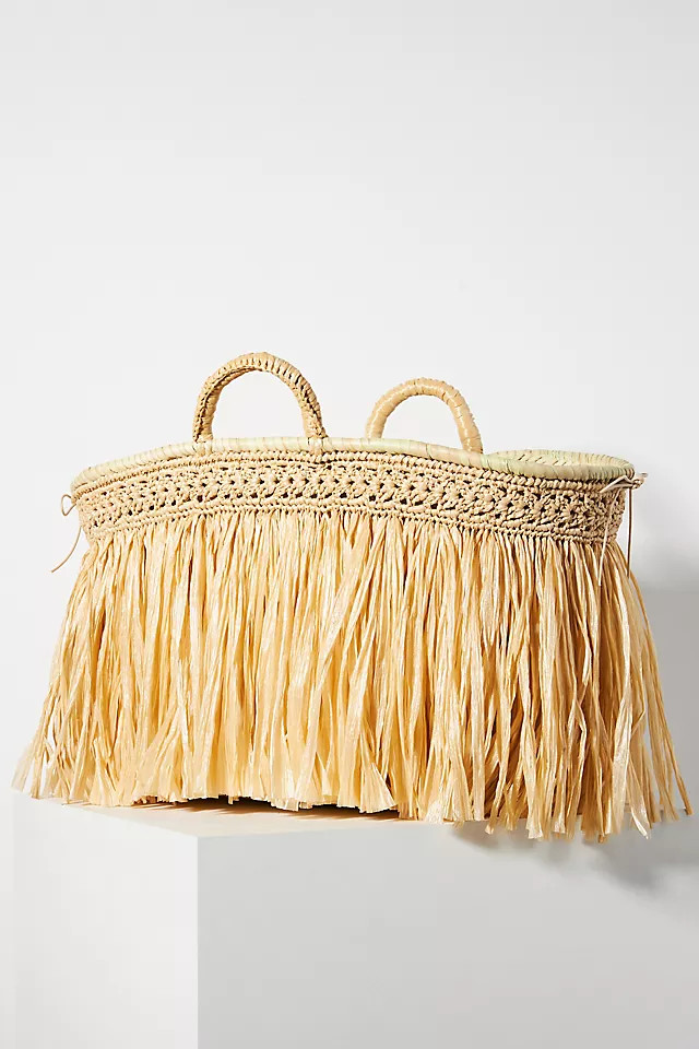 Caterina Bertini Raffia Tote | Anthropologie (US)