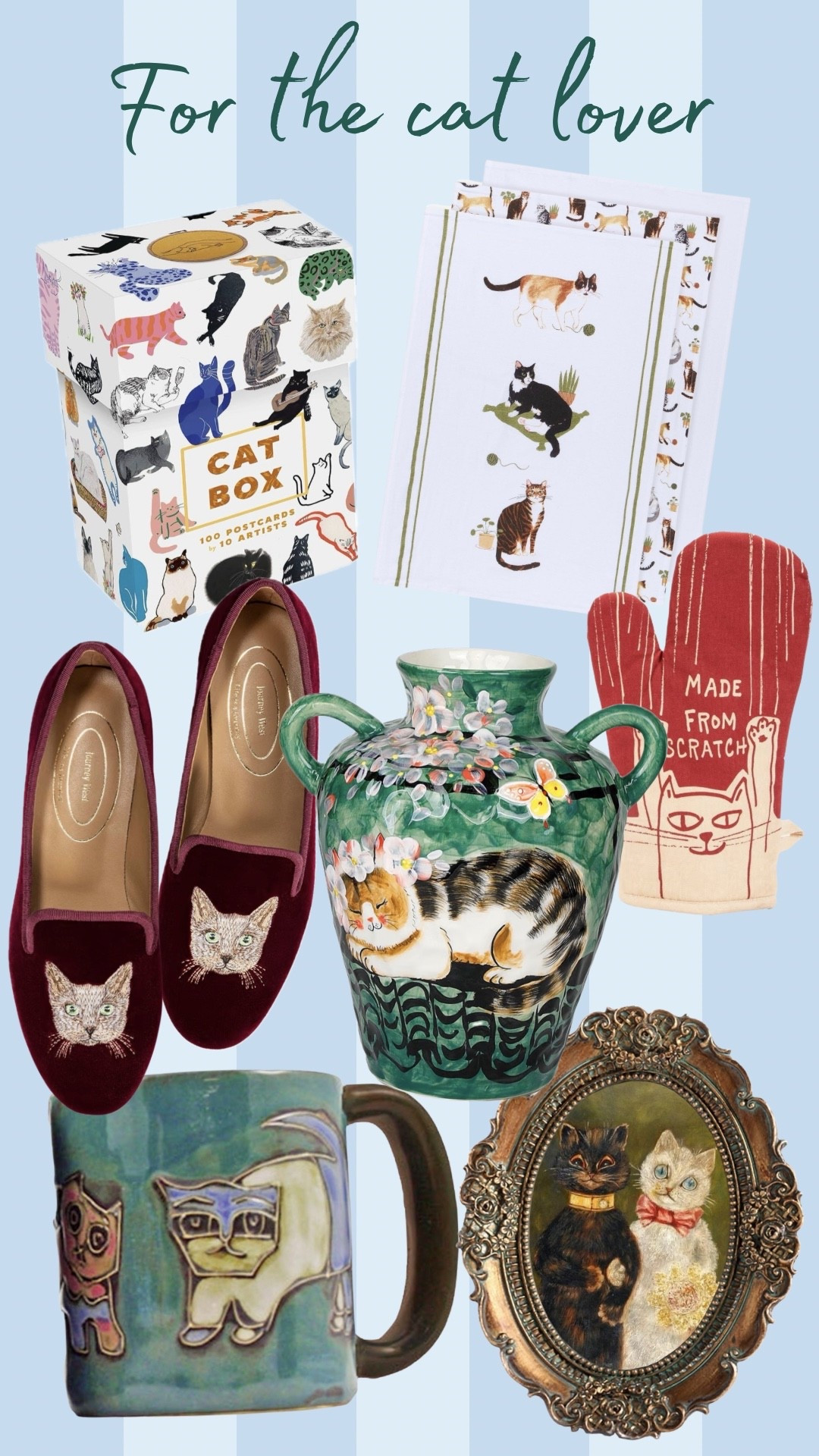 Gift ideas for the cat people in your life 😻

#giftideas #catlover #catmom #catperson