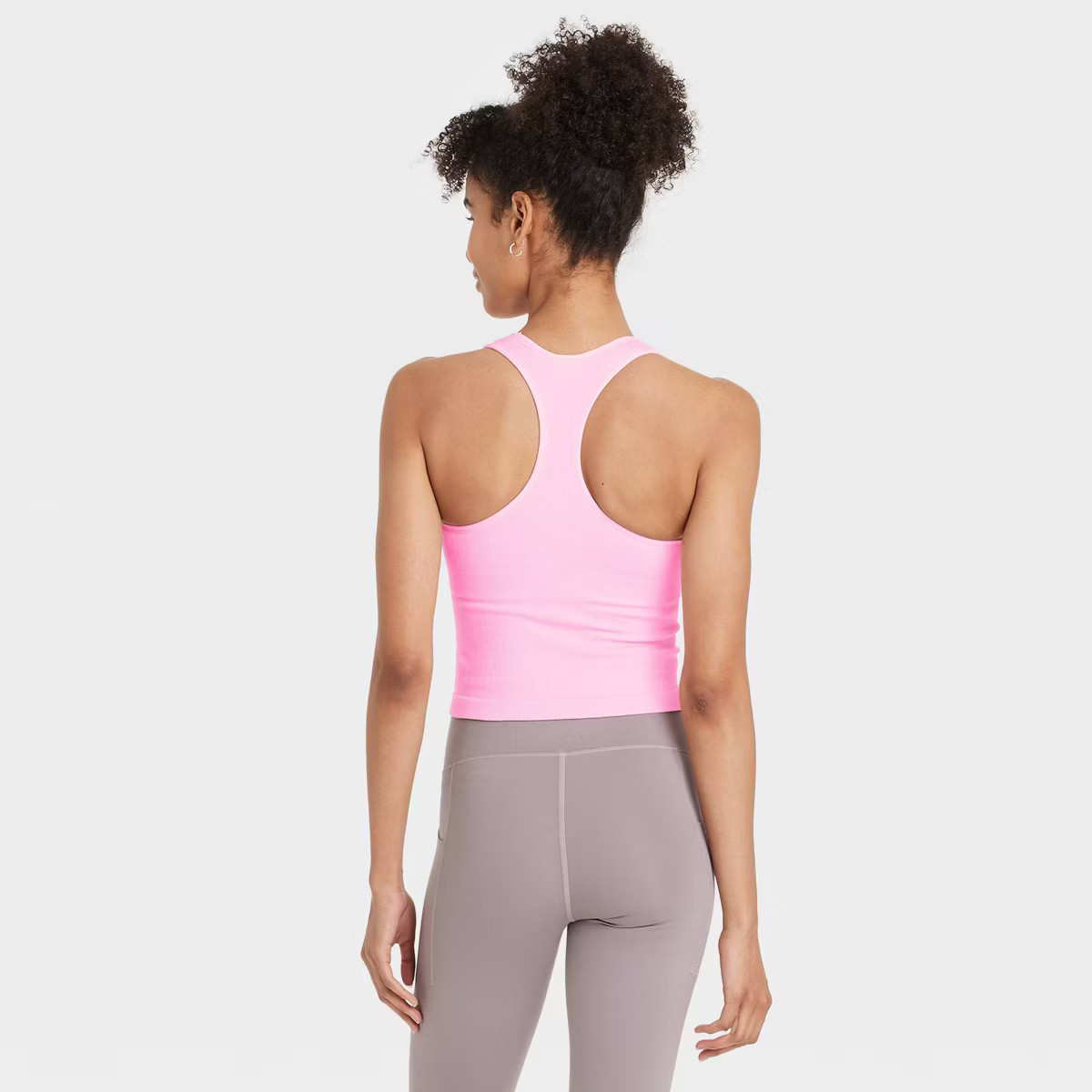 Women's Seamless Racerback Ribbed Tank Top - All In Motion™ | Target