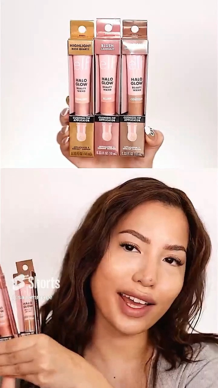 Elf cosmetics halo glow collection review | halo glow beauty wand | elf cosmetics halo glow highlight | elf cosmetics contour | halo glow blush ✨

#LTKbeauty #LTKsalealert #LTKSpringSale