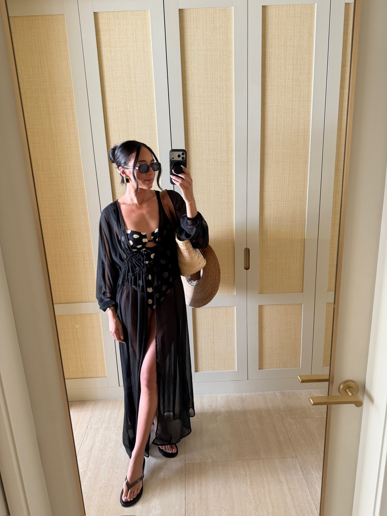 Beach vacation outfit ☀️🌴 Wearing size S swimsuit - most flattering cut and stunning polka dot print! Wearing size S maxi cover up (OOS but I’ve linked similars) 


summer outfit, swimwear, beach outfit, pool outfit, boat outfit, mom outfit, postpartum outfit, beach coverup 

#LTKSwim #LTKTravel #LTKmomlife