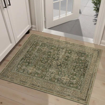 Kellems Vintage Machine Washable Area Rugs For Living Room With Non-Slip Backing | Wayfair North America