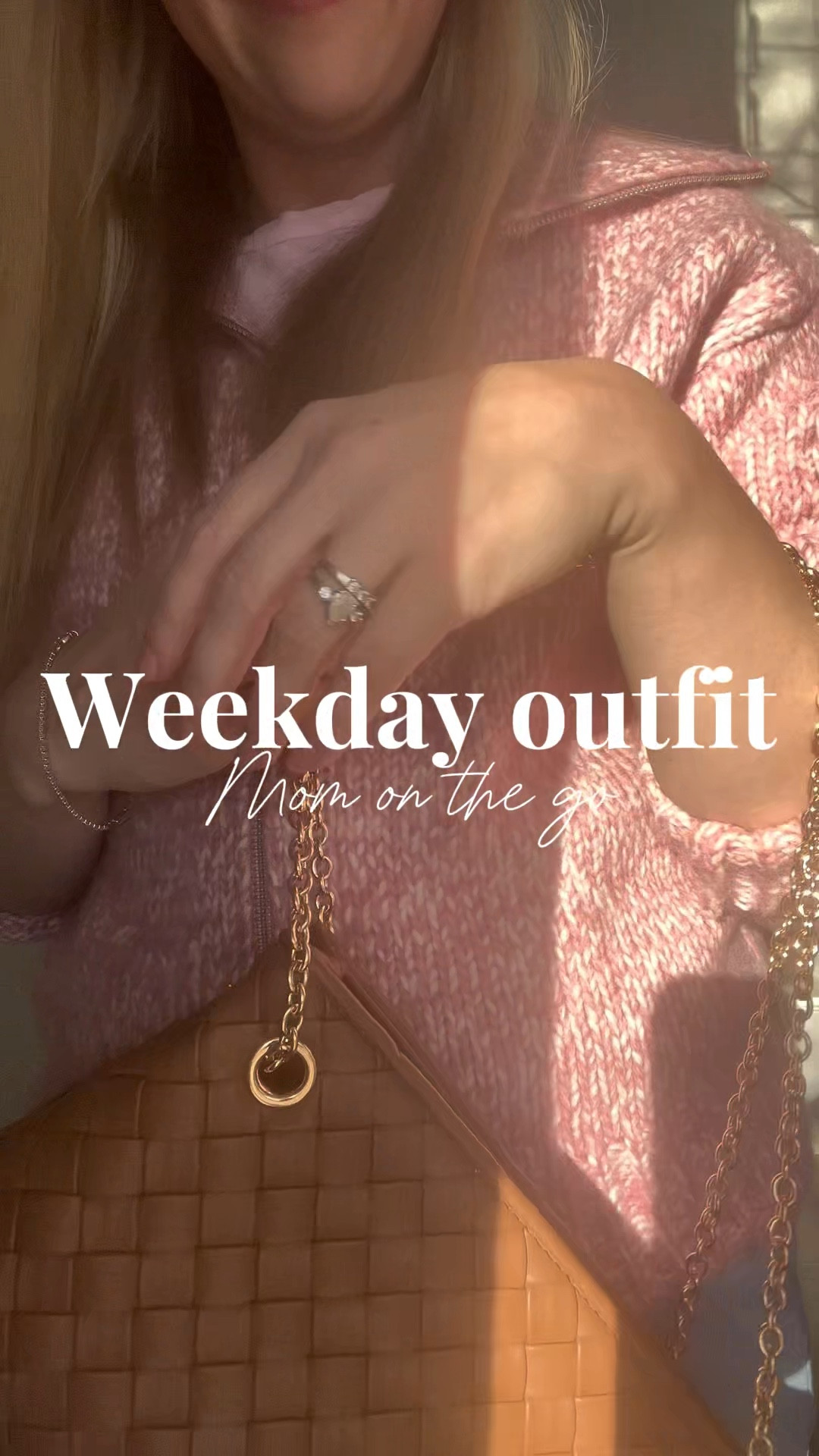 Casual outfit for a weekday! Lots of similar petite jeans, exact sweater, exact platform uggs. 

Wide leg jeans, pink sweater, Valentine’s Day, petite jeans, petite outfit 

#LTKWatchNow #LTKSaleAlert #LTKPetite