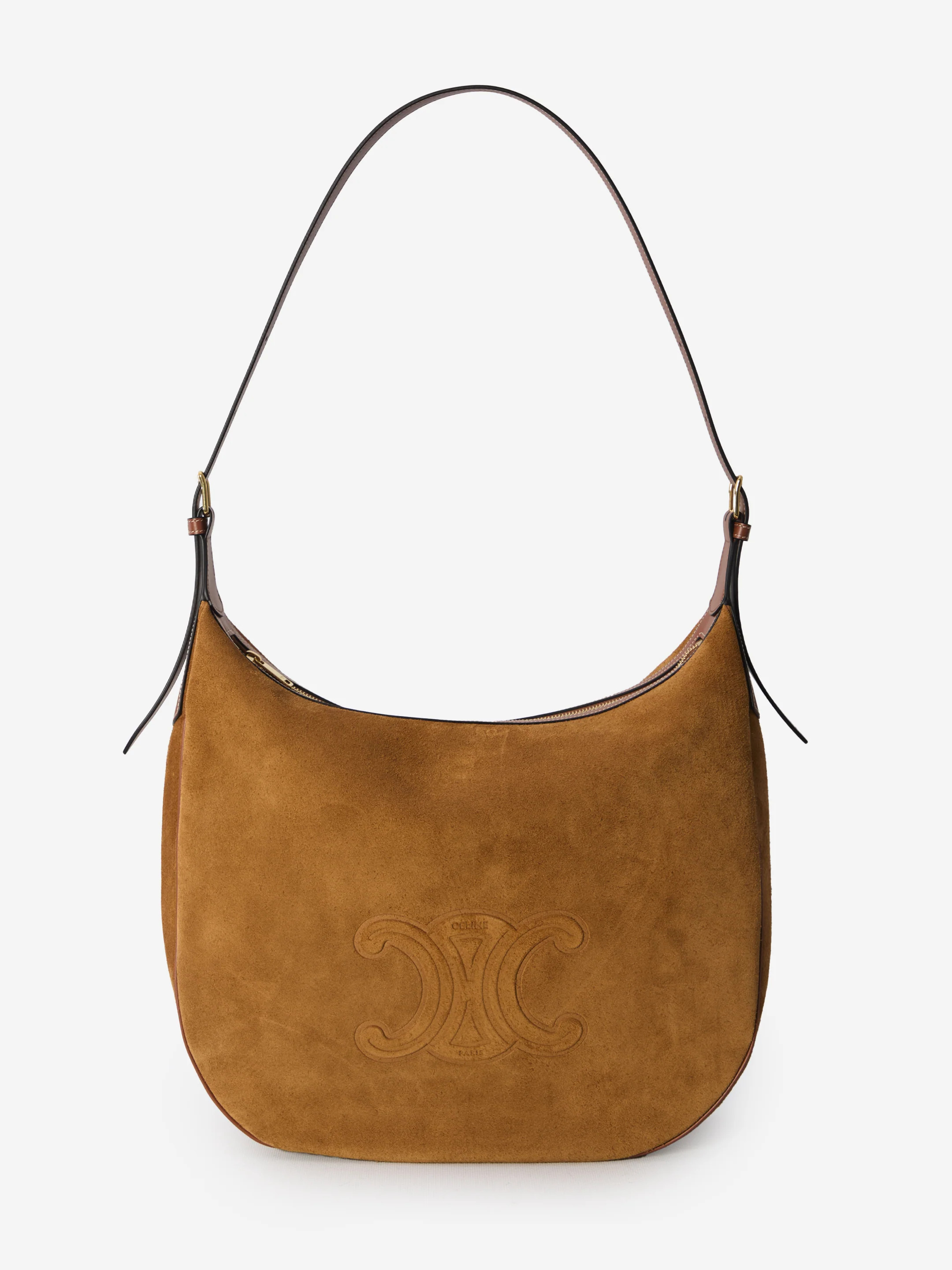 Celine Women's Large Heloise Bag in Brown | 117243GG1 | LOZURI