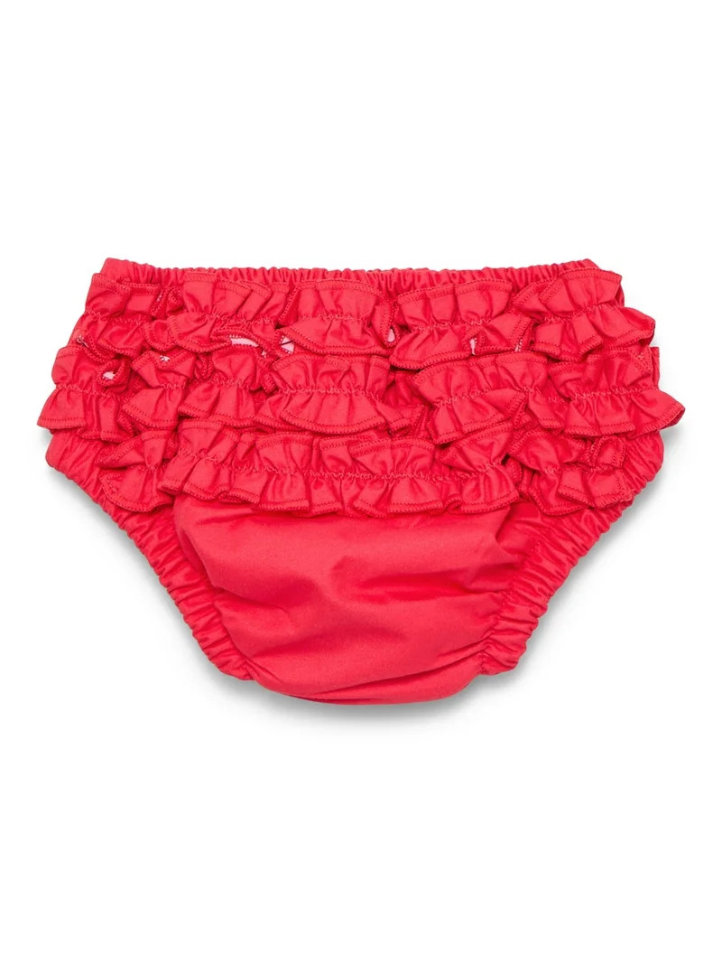 Wonder Nation Baby Diaper Cover Swimsuit, 2-Piece, Size 0/3-12M | Walmart (US)