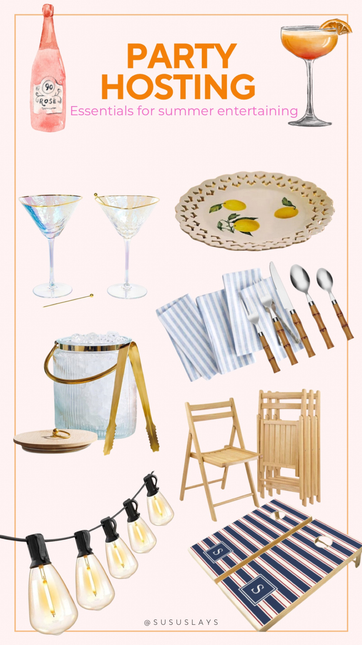 Summer entertaining is all about enjoying alfresco dining! Spruce up your next family dinner or gathering with friends with these classic summer hosting essentials!

#LTKParties #LTKHome #LTKSeasonal