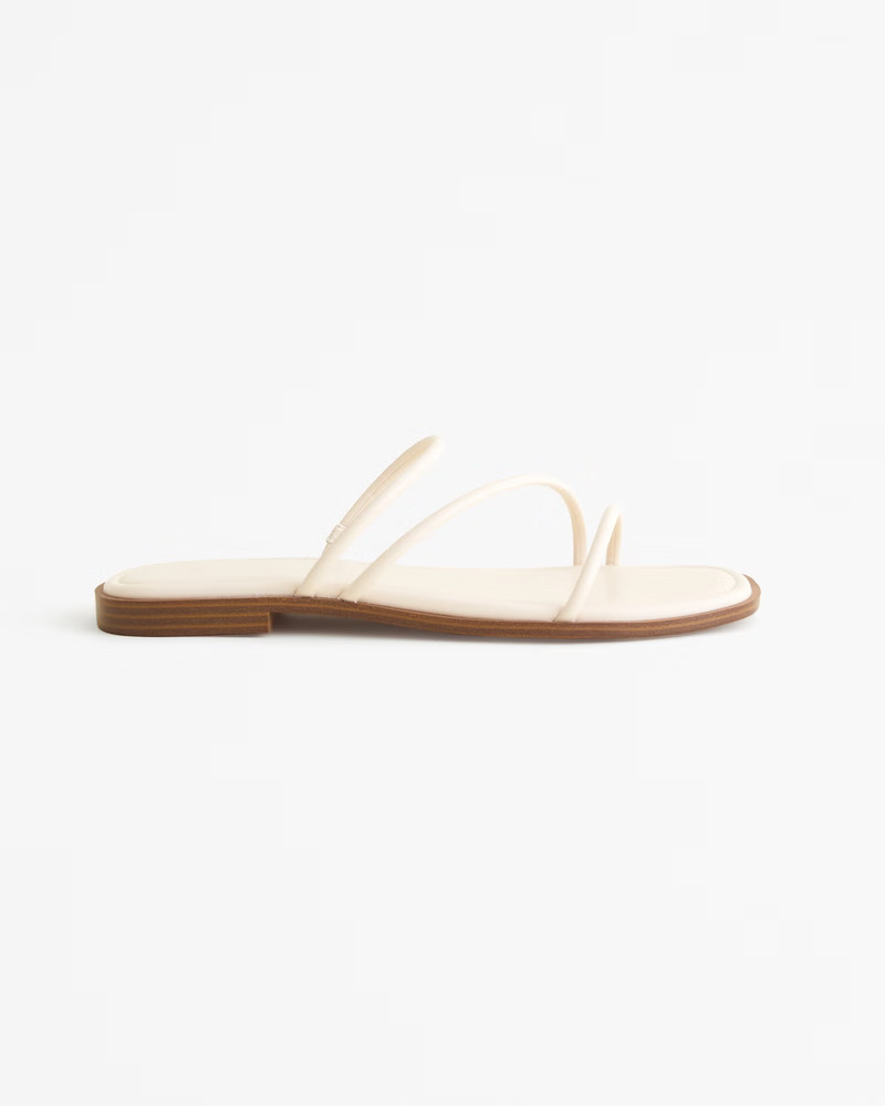 Women's Strappy Slide Sandals | Women's Shoes | Abercrombie.com | Abercrombie & Fitch (US)