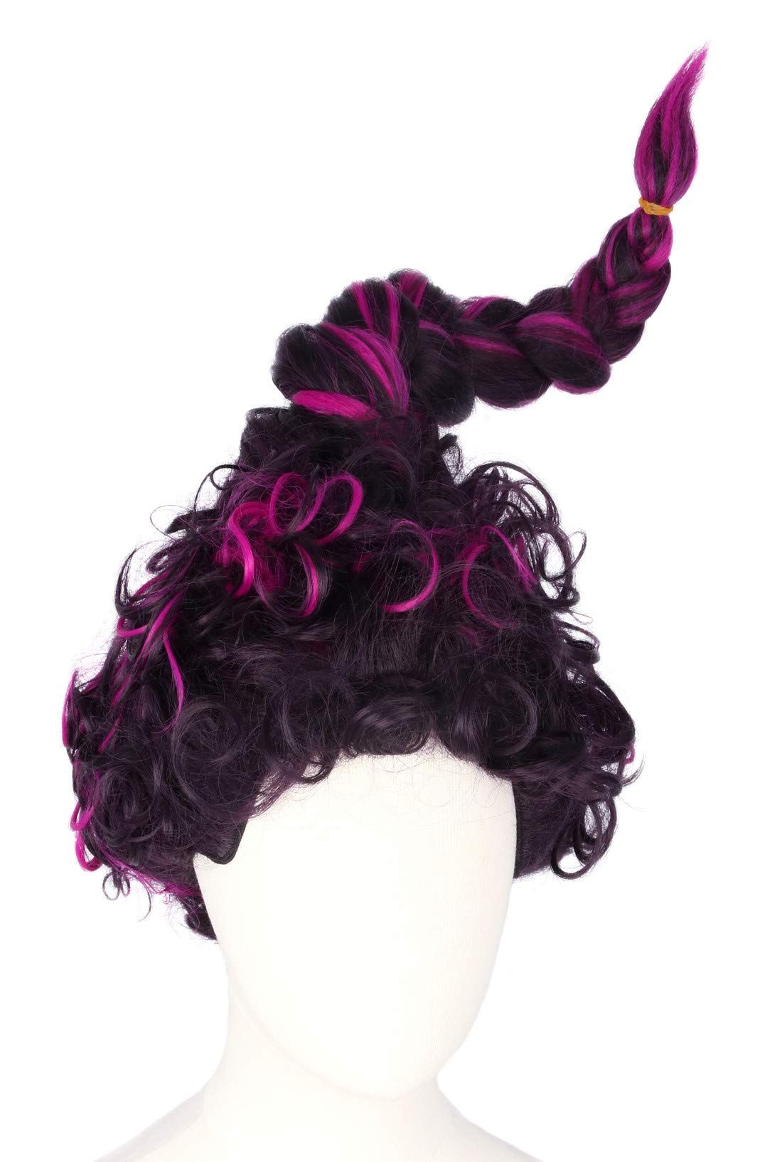 Topcosplay Women's Wig Halloween Costume Cosplay Purple Wigs with Braid | Amazon (US)