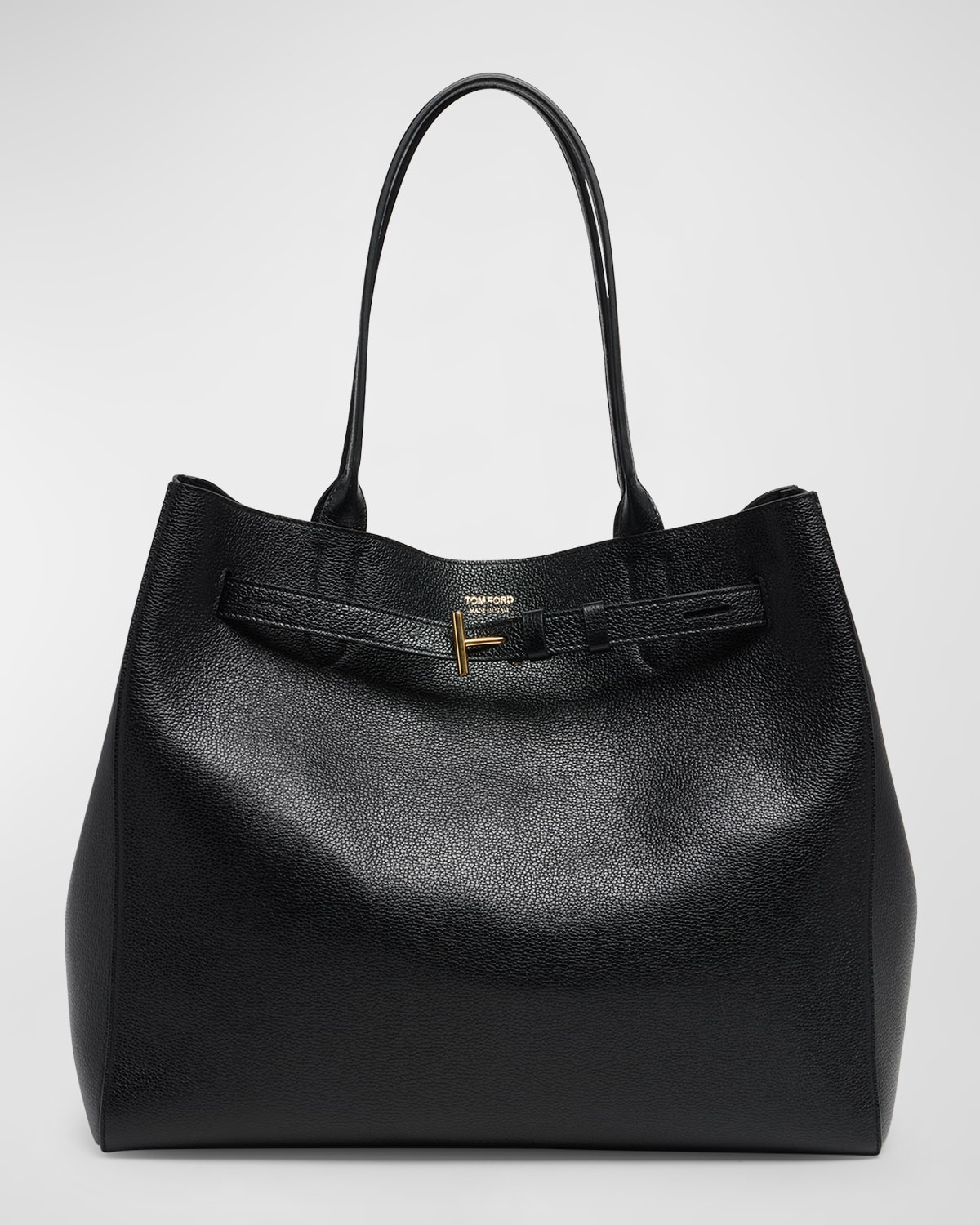 Audrey Large Tote Bag in Grain Leather | Neiman Marcus